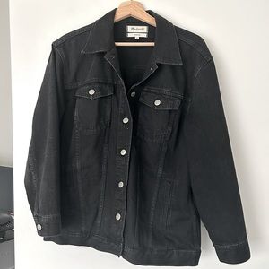 Madewell oversized denim jacket in lunar wash